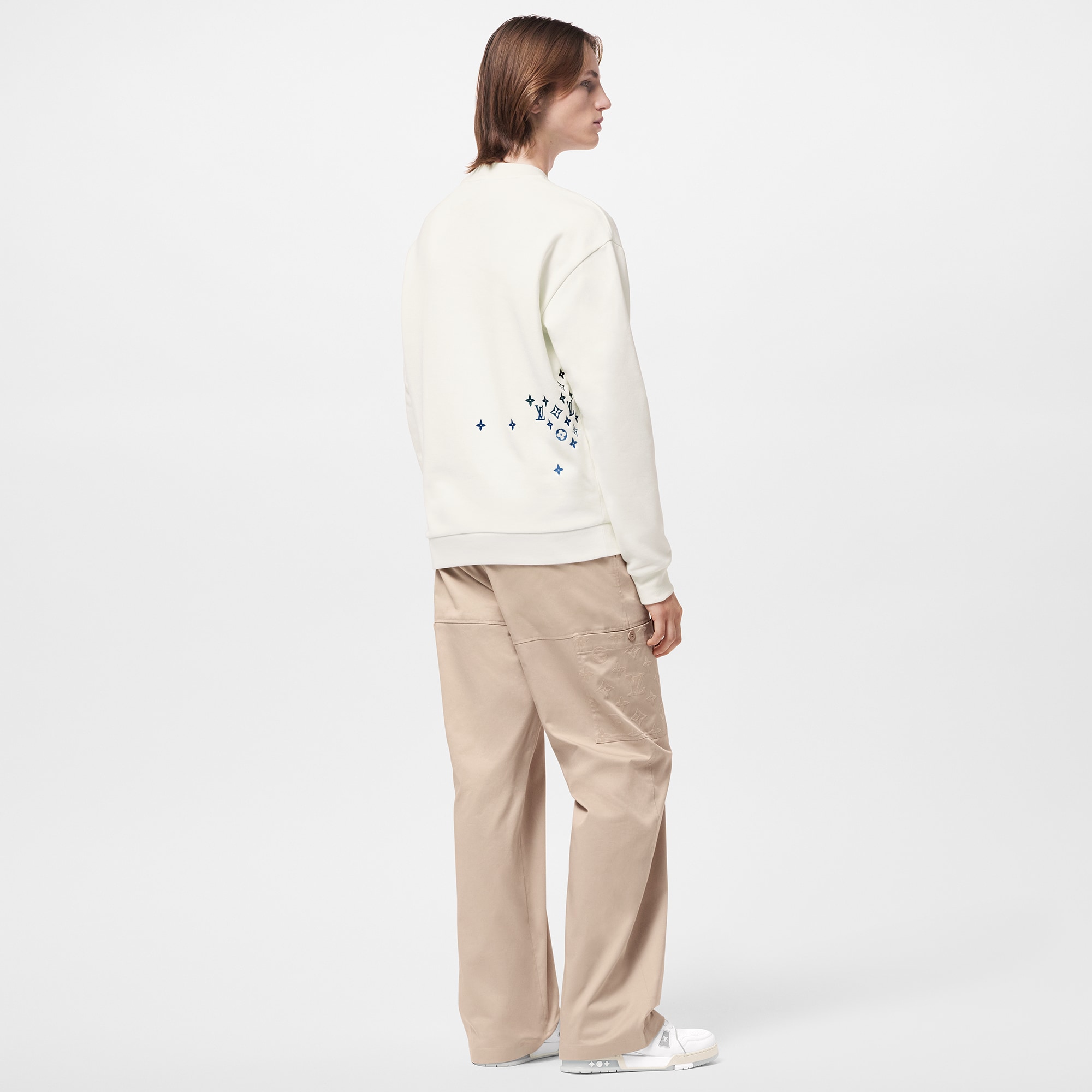 Louis vuitton clearance white sweatshirt